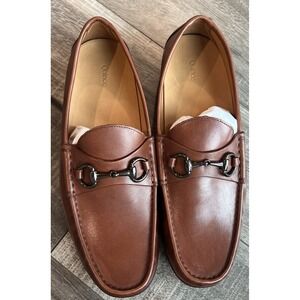 Quince Men Calfskin Leather Horsebit Loafer Brown Shoes 11